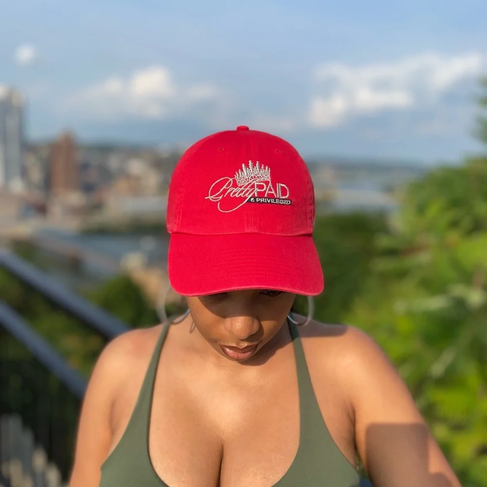 Red “PRETTY PAID & PRIVILEGED”  '47 Brand baseball cap